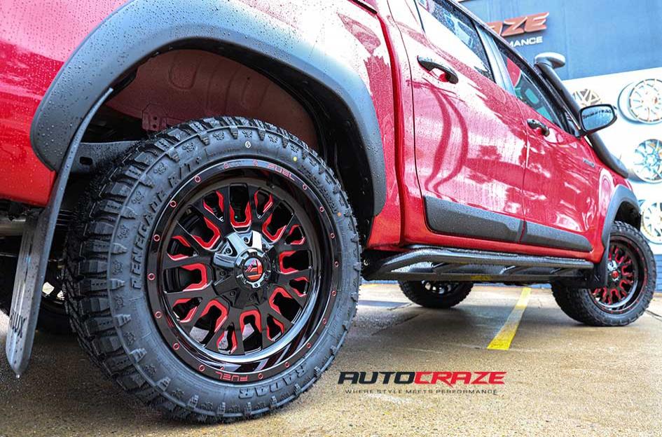 TOYOTA-HILUX-4WD-STROKE-GLOSS-BLACK-W-CANDY-RED
